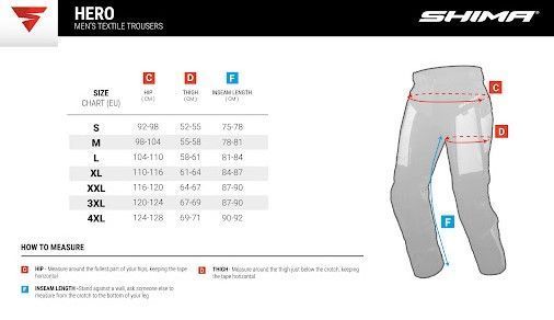 Мотоштаны Shima Hero Black L