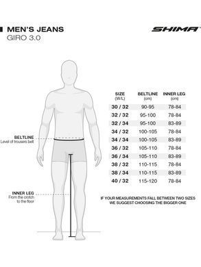 Мотоджинси SHIMA Giro 3.0 Khaki W30-L32