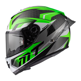 Мотошлем MT RAPIDE Pro Carbon FUGAZ A6 Gloss Green XL