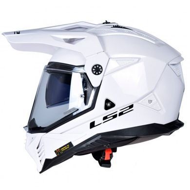 Мотошлем LS2 MX702 Pioneer 2 Solid Gloss White 06 XS