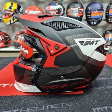 Мотошлем MT STREETFIGHTER SV S Totem B15 Matt Red ECE2206 S