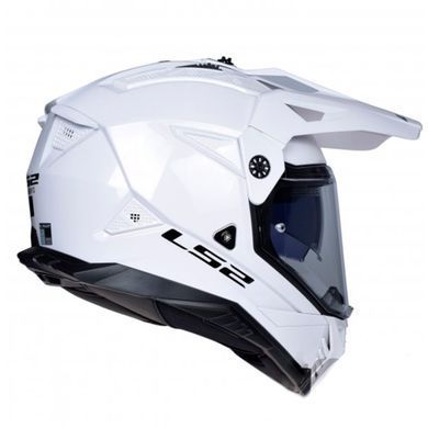 Мотошлем LS2 MX702 Pioneer 2 Solid Gloss White 06 XS