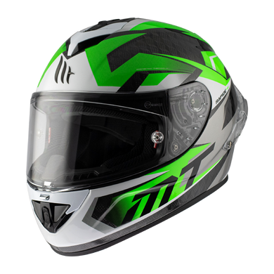 Мотошолом MT RAPIDE Pro Carbon FUGAZ A6 Gloss Green S