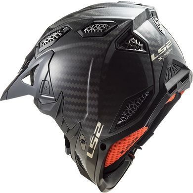 Мотошлем LS2 MX703 C X-Force Gloss Carbon S