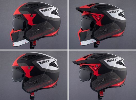 Мотошлем MT STREETFIGHTER SV S Totem B15 Matt Red ECE2206 S