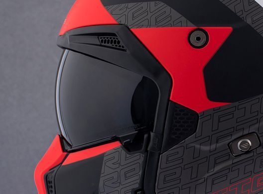 Мотошлем MT STREETFIGHTER SV S Totem B15 Matt Red ECE2206 S