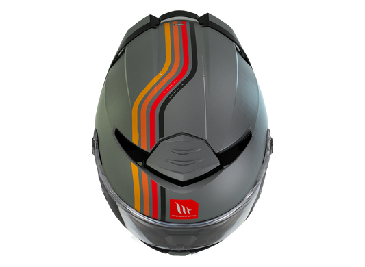 Мотошлем MT THUNDER 4 SV Mil C2 Matt Grey XS