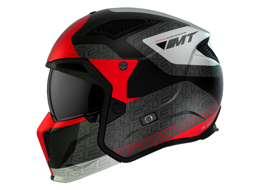 Мотошлем MT STREETFIGHTER SV S Totem B15 Matt Red ECE2206 S