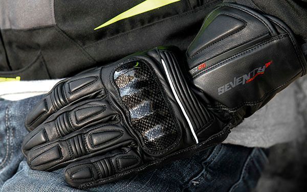 Мотоперчатки теплые Seventy R11 Black S
