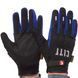 Моторукавички теплі Mad Bike City Black Blue L