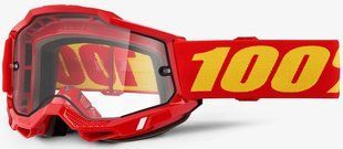 Окуляри 100% ACCURI 2 Enduro Red - Clear Dual Lens, Dual Clear Lens