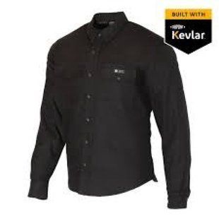 Мотосорочка Merlin AXE ZIP UP 100% KEVLAR BLACK 2XL