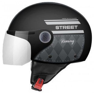 Мотошлем MT STREET S RUNWAY B2 Gloss XS