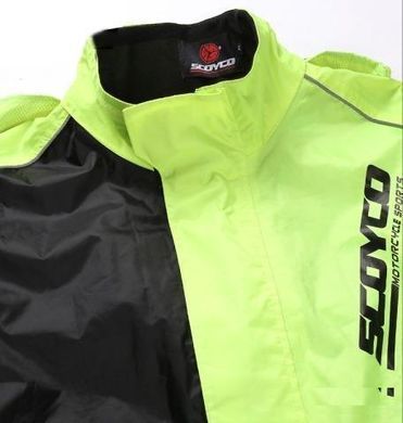 Мотодождевик Scoyco RC01 Black Green раздельный S