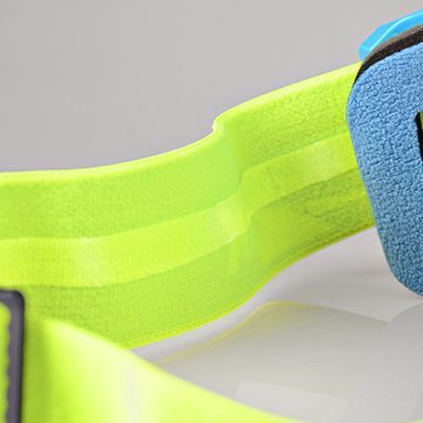 Маска кросова LAZER Goggle Race Style Yellow Fluo - Mirror Silver Lens