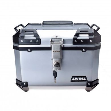 Кофр AWINA 45L 43.5x38x34см пластик серебро AW9037S