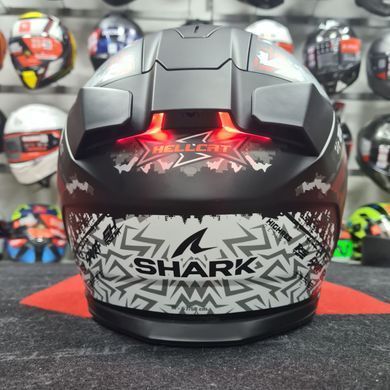 Мотошлем SHARK SKWAL i3 HELLCAT Matt Black Grey Red M