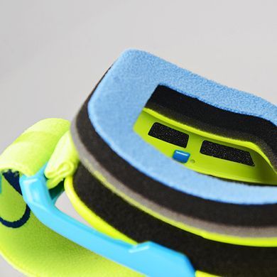 Маска кросова LAZER Goggle Race Style Yellow Fluo - Mirror Silver Lens