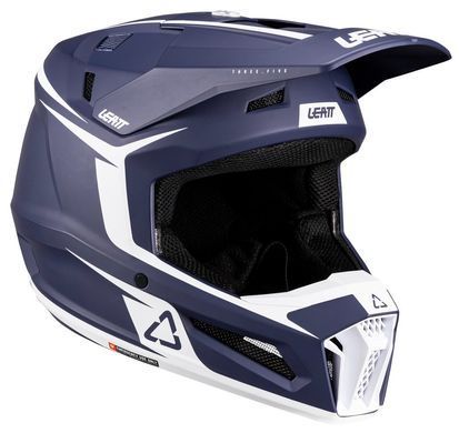 Мотошолом LEATT Moto 3.5 Helmet + Goggle Blue S