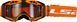 LS2 Aura Enduro Series Goggle Black Hi-Vis Orange with Clear Visor