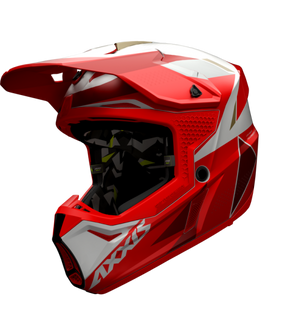 Мотошлем AXXIS WOLF Bandit B5 Matt Red XS