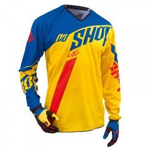 Джерсі Shot RACING FLEXOR Yellow Blue Red XL