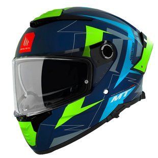 Мотошлем MT THUNDER 4 SV Mountain C7 Matt Blue Yellow XS