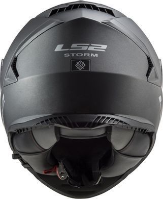 Мотошлем LS2 FF800 Storm 2 Solid Matt Titanium XXXL