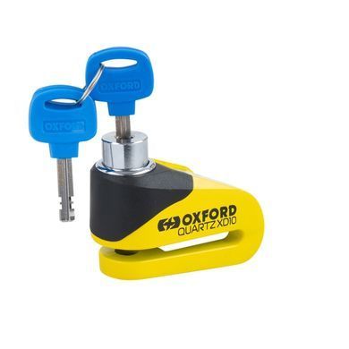 Замок Oxford Quartz XD10 Disc Lock Yellow/Black