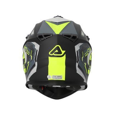 Мотошолом ACERBIS LINEAR 2206 black fluo yellow XL, L