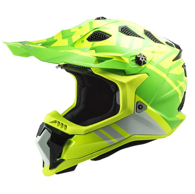 Мотошлем LS2 MX700 Subverter EVO Gammax H-V Yellow Grey XS