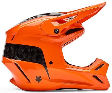 Мотошолом FOX V3 RS Helmet FRACTURE Flo Orange M