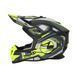 Мотошолом ACERBIS LINEAR 2206 black fluo yellow XL, L