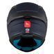 Мотошлем MT Targo S Solid A7 Matt Blue ECE2206 S