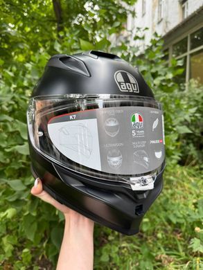 Мотошолом AGV K7 (E2206) Matt Black L