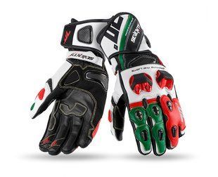 Мотоперчатки Seventy R12 Black Red Green S