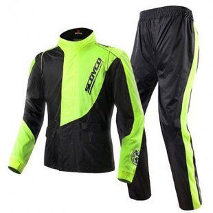 Мотодощовик Scoyco RC01 Black Green роздільний L
