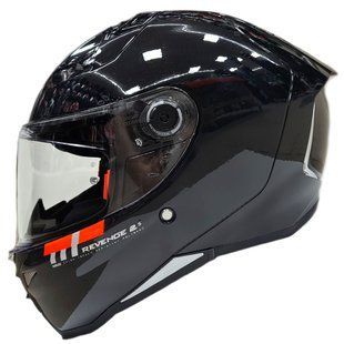 Мотошлем MT Revenge 2 S Solid Gloss Black ECE2206 L