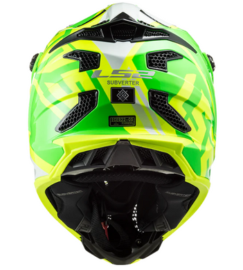 Мотошлем LS2 MX700 Subverter EVO Gammax H-V Yellow Grey L