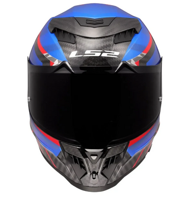 Мотошлем LS2 FF807 Dragon Trax Blue Red (XXL)
