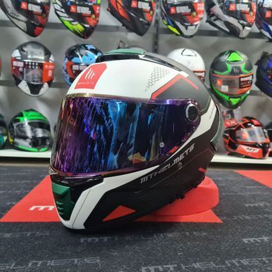 Мотошлем MT THUNDER 4 SV Jerk B6 Matt Green XS