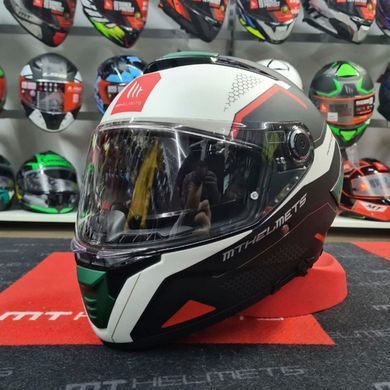 Мотошлем MT THUNDER 4 SV Jerk B6 Matt Green XS