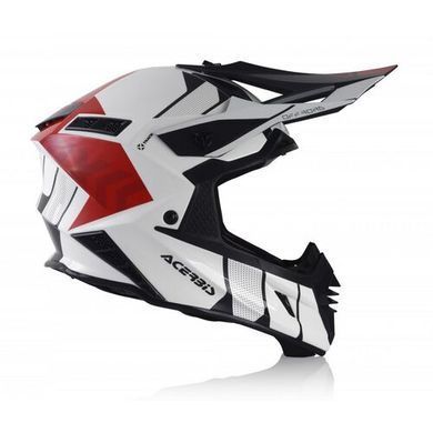 Мотошлем Acerbis X-TRACK VTR White Red L