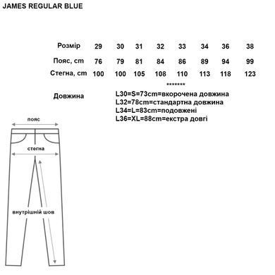 Мотоджинси одношарові PandoMoto JAMES Regular Blue AA W32-L32