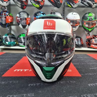 Мотошлем MT THUNDER 4 SV Jerk B6 Matt Green XS