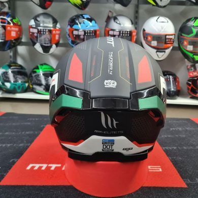 Мотошлем MT THUNDER 4 SV Jerk B6 Matt Green XS