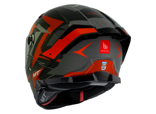 Мотошлем MT THUNDER 4 SV Mountain C5 Matt Red XS