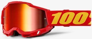Дитяча маска кросова 100% ACCURI 2 Youth Goggle Red Mirror Red Lens