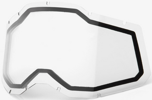 Лінза подвійна 100% RACECRAFT 2/ACCURI 2/STRATA 2 Dual Replacement Lens - Clear