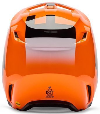 Мотошолом FOX V1 Helmet - SHIELD Flo Orange XXL